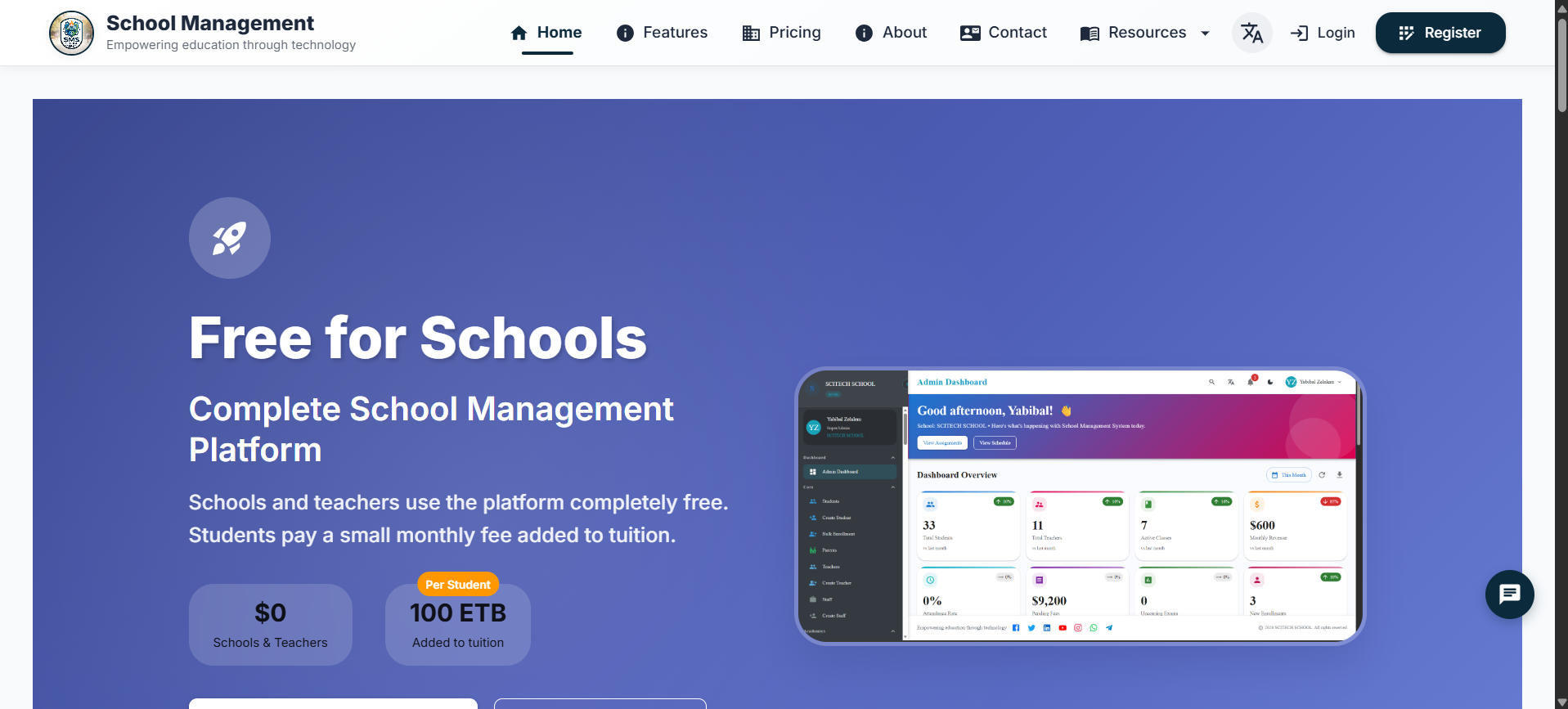 School Management System